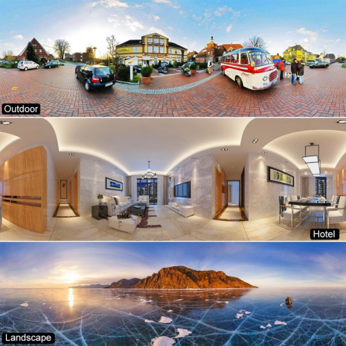 Tête panoramique PULUZ Electronic à rotation à 360 degrés avec télécommande pour téléphones intelligents, GoPro, appareils photo DSLR (rouge) SP360R1237-025