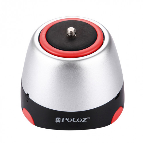 Tête panoramique PULUZ Electronic à rotation à 360 degrés avec télécommande pour téléphones intelligents, GoPro, appareils photo DSLR (rouge) SP360R1237-025