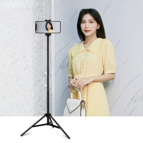 PULUZ Support de montage sur trépied de 1,65 m de hauteur pour les kits de diffusion en direct de lumière vidéo Vlog (noir) SP450B1472-09
