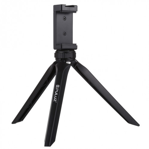 PULUZ Pocket Mini support de trépied en plastique avec pince pour téléphone intelligent (noir) SP506B1836-09