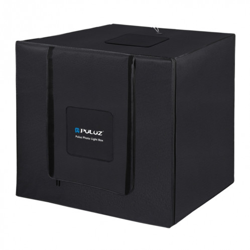 PULUZ 80CM PLACKING PORTABLE 80W 9050LM BLANC LETURE LUMIÈRE D'ÉCLAUIRATION SUDIO BOX TEPT BOX Kit avec 3 couleurs (noir, blanc, orange) Backs (Plug EU) SP80EU440-017
