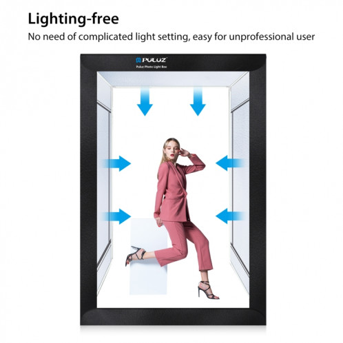 PULUZ 2M 240W 5500K Photo Light Studio Box Kit pour vêtements / Portrait de modèle pour adultes (Plug AU) SP10AU270-017