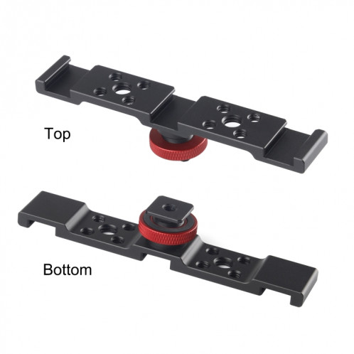 Support de support de chaussure à trois têtes de puluz (noir) SP523B999-06