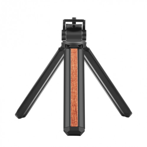 Puluz Inlaid Wood Desktop Vlogging titulaire de trépied en direct avec tête de trépied (noir) SP621B437-07