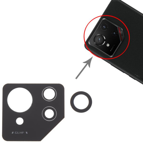 Objectif de la caméra arrière de l'Asus ROG Phone 9 Pro 5G SH0005772-04
