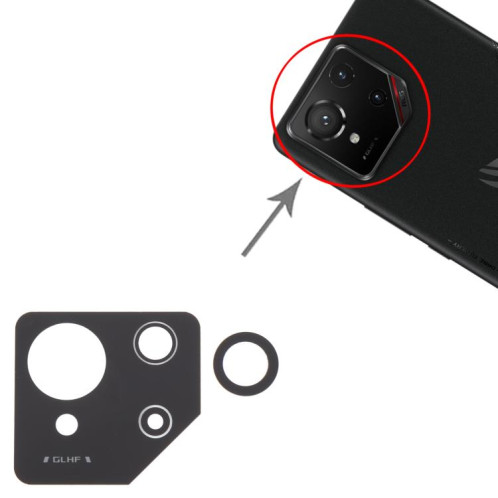 Objectif de la caméra arrière de l'Asus ROG Phone 9 5G SH0008494-04