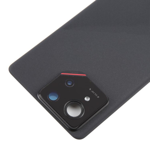 Coque arrière en verre d'origine pour Asus ROG Phone 9 5G avec cache d'objectif d'appareil photo (noir mat) SH2FBL792-07