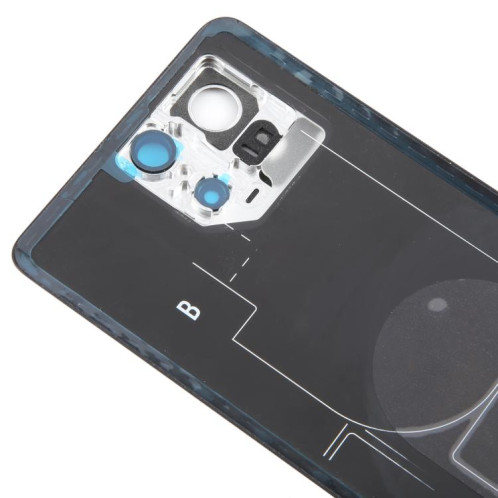 Coque arrière en verre d'origine pour Asus ROG Phone 9 5G avec cache d'objectif d'appareil photo (noir mat) SH2FBL792-07