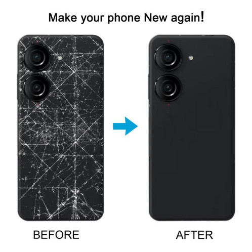 Coque arrière de batterie en cuir pour Asus Zenfone 10 AI2302 SH14LL733-07