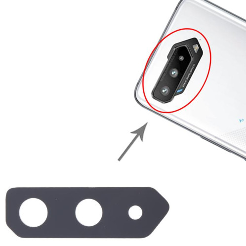 Objectif de la caméra arrière pour Asus ROG Phone 5 ZS673KS I005DA SH0039912-04