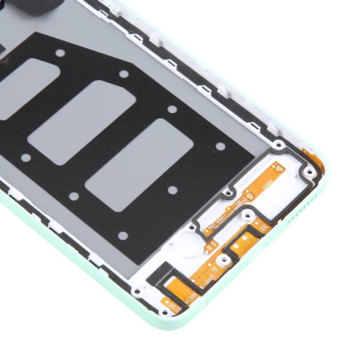 Cache arrière de batterie en plastique pour ZTE Blade V70 Max avec cadre central et cache d'objectif d'appareil photo (vert) SH95GL1296-07