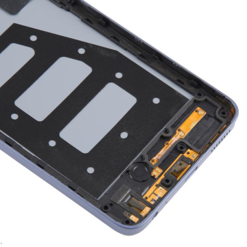 Cache arrière de batterie en plastique pour ZTE Blade V70 Max avec cadre central et cache d'objectif d'appareil photo (violet) SH95PL570-07