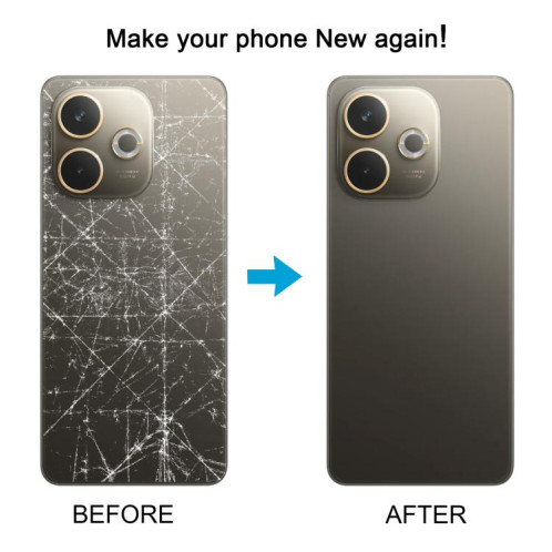Coque arrière d'origine pour OPPO A5 Pro avec cache d'objectif d'appareil photo SH02BL691-07