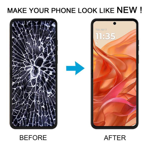 Écran LCD d'origine complet avec châssis pour Motorola Razr 50 (orange) SH112E983-07
