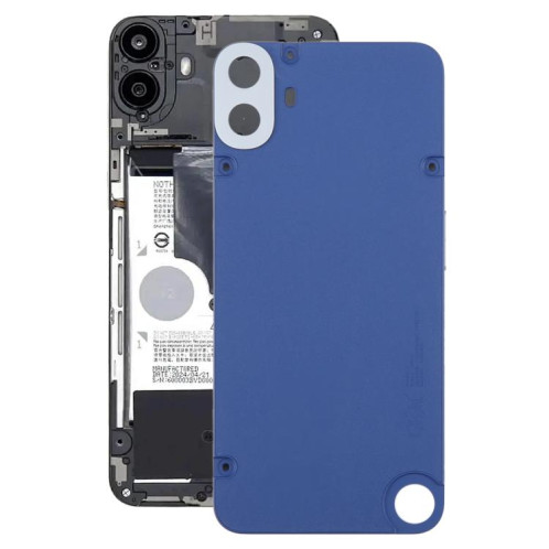 Coque arrière d'origine For Nothing CMF Phone 1 avec cache d'objectif d'appareil photo (bleu) SH29LL1409-07