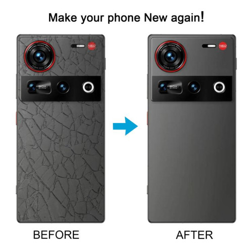 Cache arrière de batterie en verre avec couvercle d'objectif d'appareil photo pour ZTE Nubia Z70 Ultra NX733J NX736J (doré) SH37JL1364-07