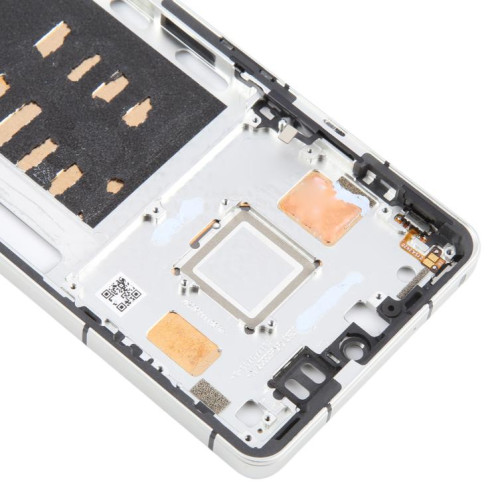 Cadre central d'origine démonté pour ZTE Nubia Z60S Pro (argent) SH140S1979-06