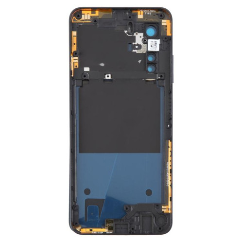 Cache arrière de batterie en plastique pour ZTE Axon 40 Lite avec cadre central et cache d'objectif (noir) SH41BL1457-07