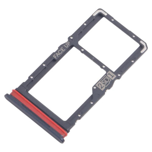Tiroirs pour cartes SIM et Micro SD d'origine pour Motorola Moto G53 XT2335-2 (noir) SH252B1135-04
