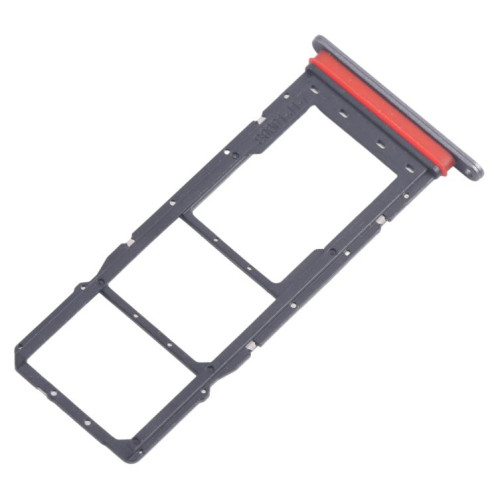 Pour Motorola Moto E30, plateau de carte SIM d'origine + plateau de carte SIM + plateau de carte Micro SD (gris) SH254H1221-04