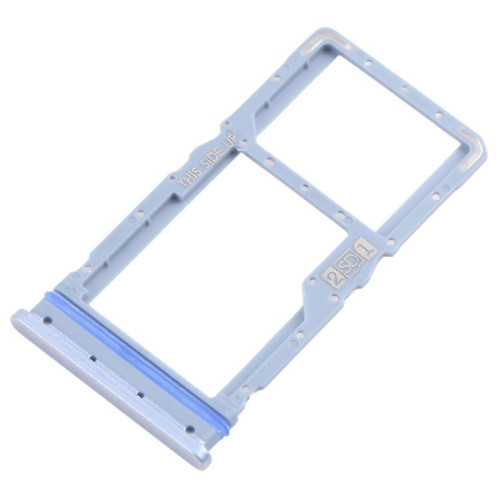 Lot de 10 tiroirs pour cartes SIM et Micro SD d'origine pour Motorola Moto G31 XT2173-3 (bleu) SH262L1506-04