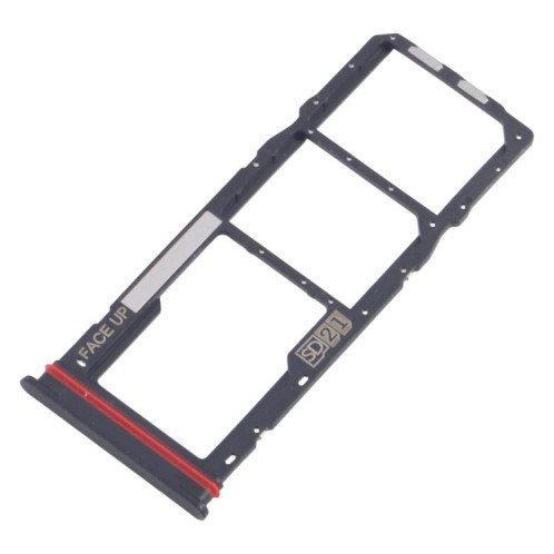 Pour Motorola Moto G04s, lot de 10 tiroirs pour carte SIM + plateau pour carte SIM + plateau pour carte Micro SD (noir) SH281B858-04