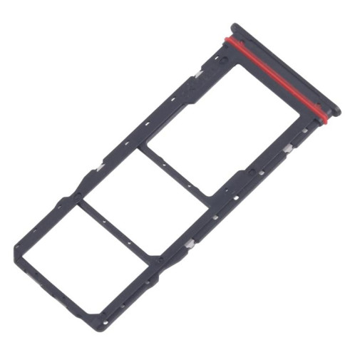Pour Motorola Moto G04s, lot de 10 tiroirs pour carte SIM + plateau pour carte SIM + plateau pour carte Micro SD (noir) SH281B858-04