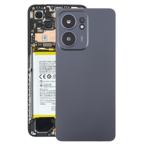Coque arrière d'origine pour OPPO Reno13 F avec cache d'objectif (noir) SH39BL196-07