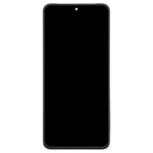 Écran LCD d'origine complet avec châssis pour Google Pixel 8 GKWS6, incluant un câble flexible pour lecteur d'empreintes digitales SH07171813-07
