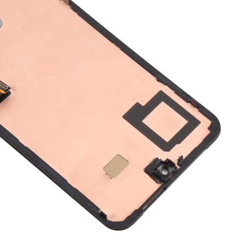 Écran LCD d'origine complet avec châssis pour Google Pixel 8 GKWS6, incluant un câble flexible pour lecteur d'empreintes digitales SH07171813-07