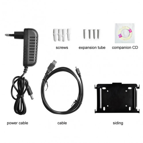 A-C121 2,8 pouces Couleur TFT Screen Fingerprint & RFID Temps Présence, Horloge USB Attendance Horloge de bureau SA20121546-016