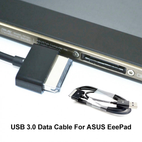 Câble de données USB 3.0 de 1,5 m, Pour ASUS EeePad / TF101 / TF101G / TF 201 / SL101 / TF300T / 700T / TF600 SH0103333-07