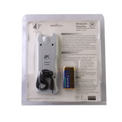 Répulsif ultrasonique de moustique avec 2 lampes de poche SR04351543-09