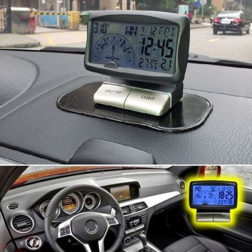 PR-166 Boussole de voiture numérique multifonction LCD 3,5 pouces SH12571760-09