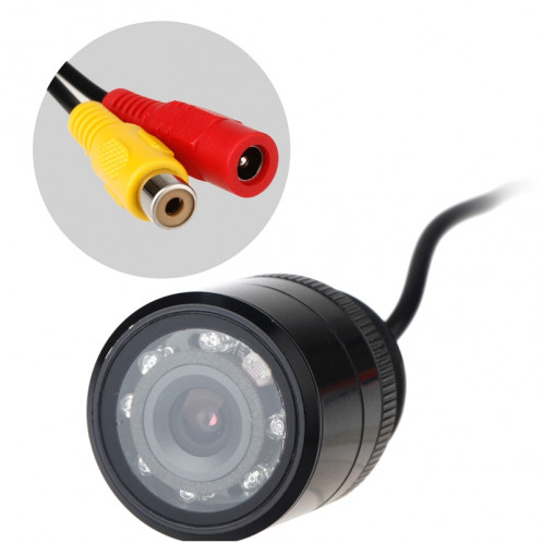 E325 LED caméra de recul caméra de recul, lentille de couleur de soutien / 120 degrés visualisable / étanche et capteur de nuit fonction, diamètre: 30 mm (noir) SH02271424-07
