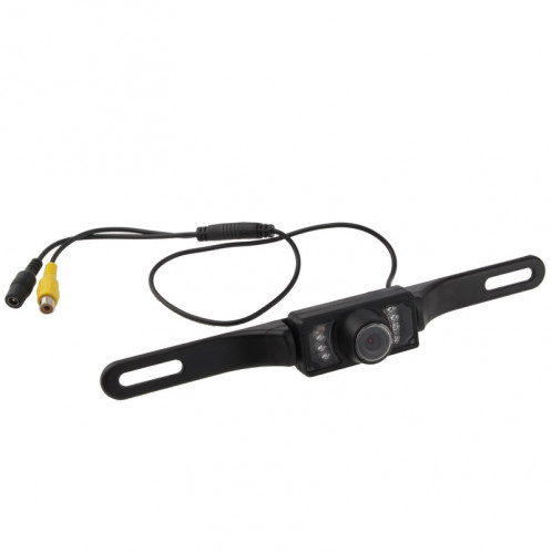 Caméra de recul pour voiture à capteur LED, objectif couleur compatible / 135 degrés visible / étanche et capteur de nuit (E300) (noir) SH0231295-06