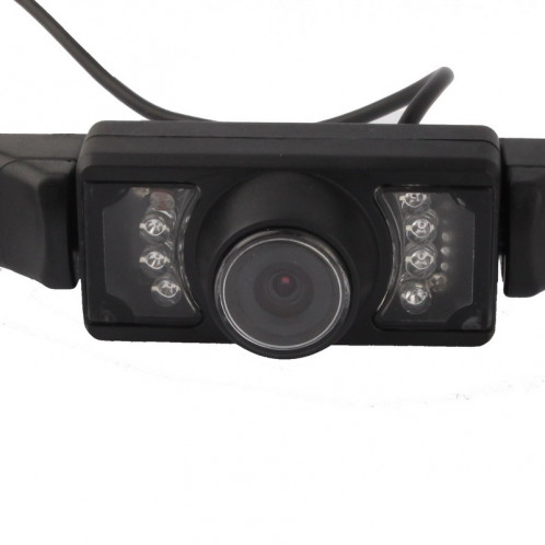 Caméra de recul pour voiture à capteur LED, objectif couleur compatible / 135 degrés visible / étanche et capteur de nuit (E300) (noir) SH0231295-06