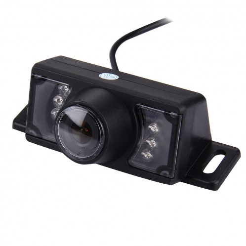 2.4G sans fil DVD Vue arrière de voiture de vision nocturne inversant la caméra de recul avec 7 LED, grand angle de vision: 120 ° (WX320EBS) (noir) SH232A854-07