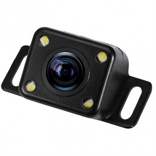 316 4 LED de sécurité de stationnement de secours caméra de vue arrière étanche, vision nocturne de soutien, angle de vision large: 120 degrés (noir) SH564B96-09