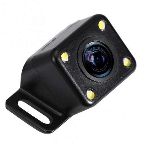 316 4 LED de sécurité de stationnement de secours caméra de vue arrière étanche, vision nocturne de soutien, angle de vision large: 120 degrés (noir) SH564B96-09