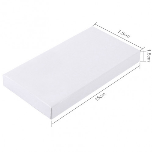 Emballage de pièces de rechange pour iPhone 5 / 5S / 5C, 4 / 4S, 3G / 3GS, taille: 15cm x 7.5cm x 1.5cm (blanc) SS01091137-02