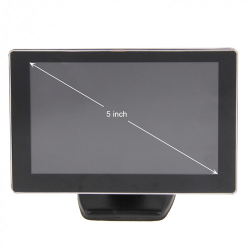 5 pouces écran TFT-LCD tableau de bord sauvegarde voiture moniteur LCD système vidéo de stationnement de voiture (ET-500) SH01111337-08