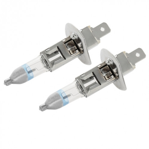 2 ampoules de phare de voiture au xénon H1 12V / 55W / 4300K ​​/ 1600lm, blanc chaud SH00861246-07