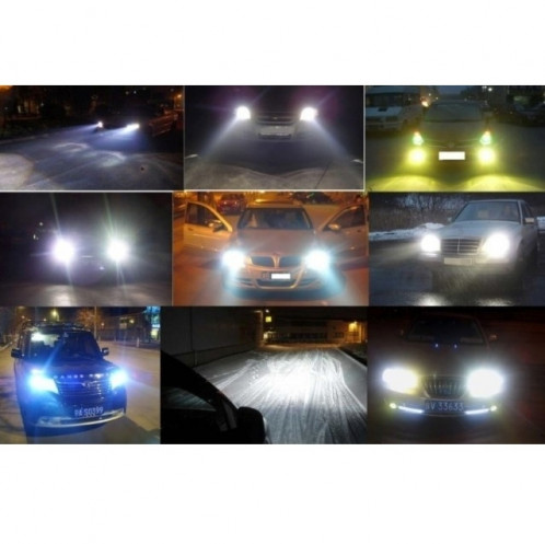 2 ampoules de phare de voiture au xénon H1 12V / 55W / 4300K ​​/ 1600lm, blanc chaud SH00861246-07