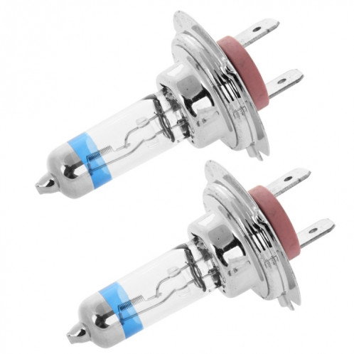 2 ampoules de phare de voiture au xénon H7 12V / 55W / 4300K ​​/ 2100lm, blanc chaud SH00891680-07