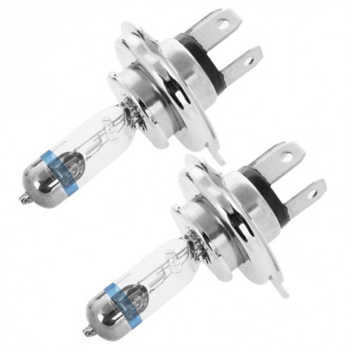 2 PCS H4 12V 60 / 55W P43T / 4300K ​​/ 2100lm ampoules de phare de voiture au xénon, blanc chaud SH00901818-07