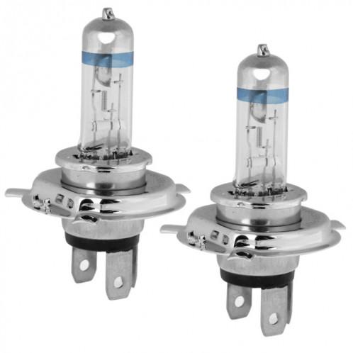 2 PCS H4 12V 60 / 55W P43T / 4300K ​​/ 2100lm ampoules de phare de voiture au xénon, blanc chaud SH00901818-07