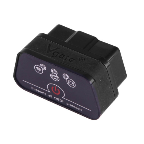 Outil de scanner de voiture WiFi Super Mini Vgate iCar2 ELM327 OBDII de haute qualité, prend en charge Android et iOS (noir noir) SV37BB1194-07