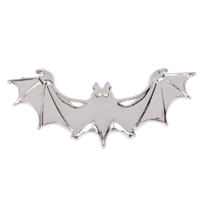 Autocollant de décoration de voiture 3D à la mode de chauve-souris (argent) SH04041516-05