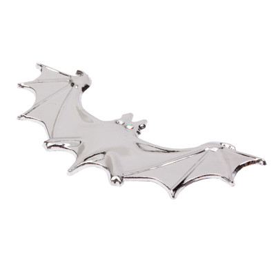 Autocollant de décoration de voiture 3D à la mode de chauve-souris (argent) SH04041516-05